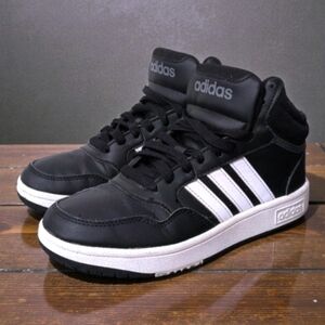 ADIDAS Hoops Mid 3.0 BOYS SIZE 4 Sneakers Basketball SHOES